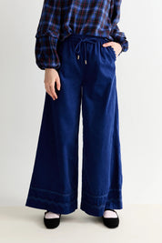 LOUCHE RIVER BABYCORD RICRAC TRIM NAVY
