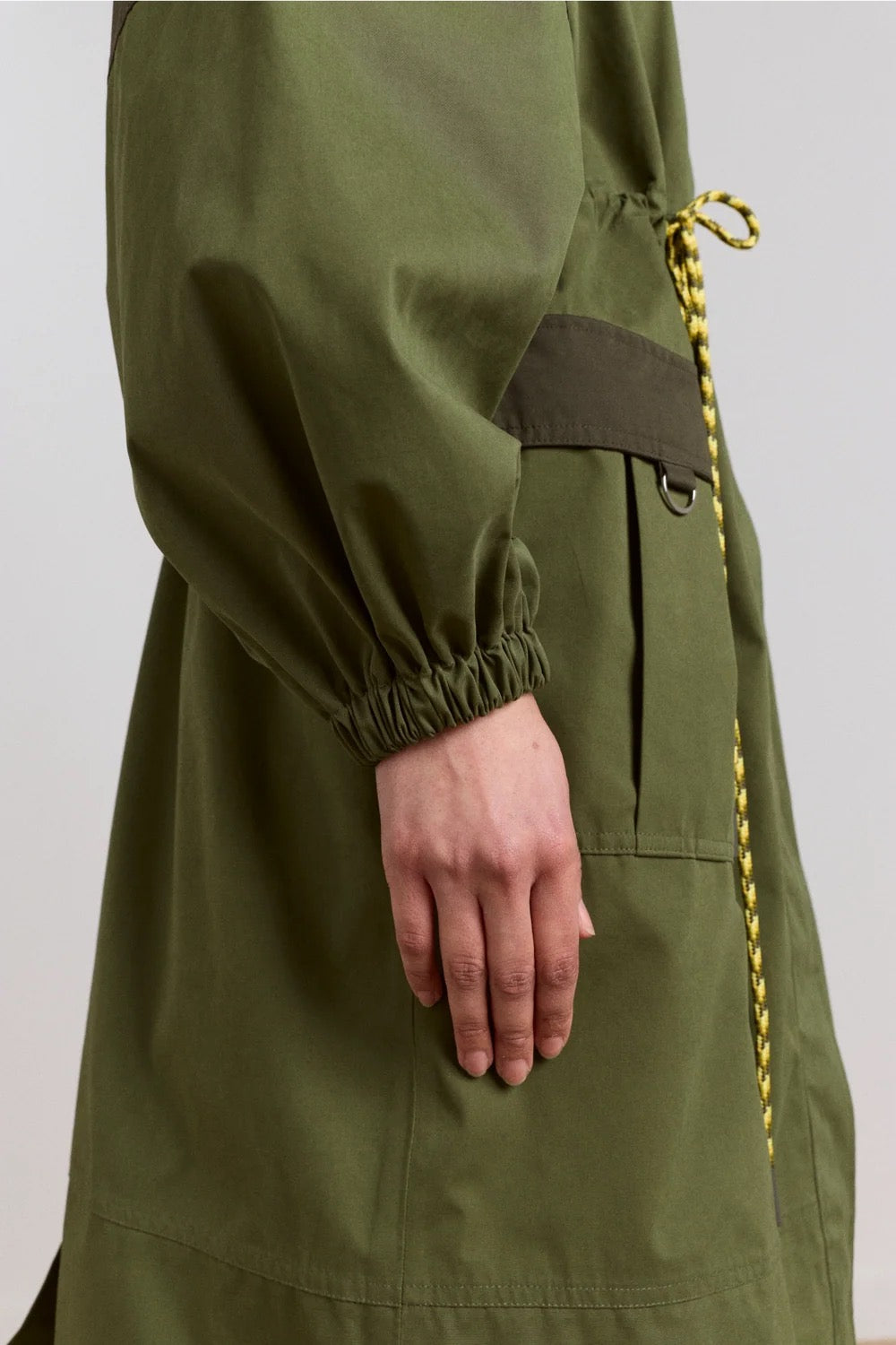 DAMSON MADDER  LOGAN RAINCOAT FOREST