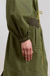 DAMSON MADDER  LOGAN RAINCOAT FOREST