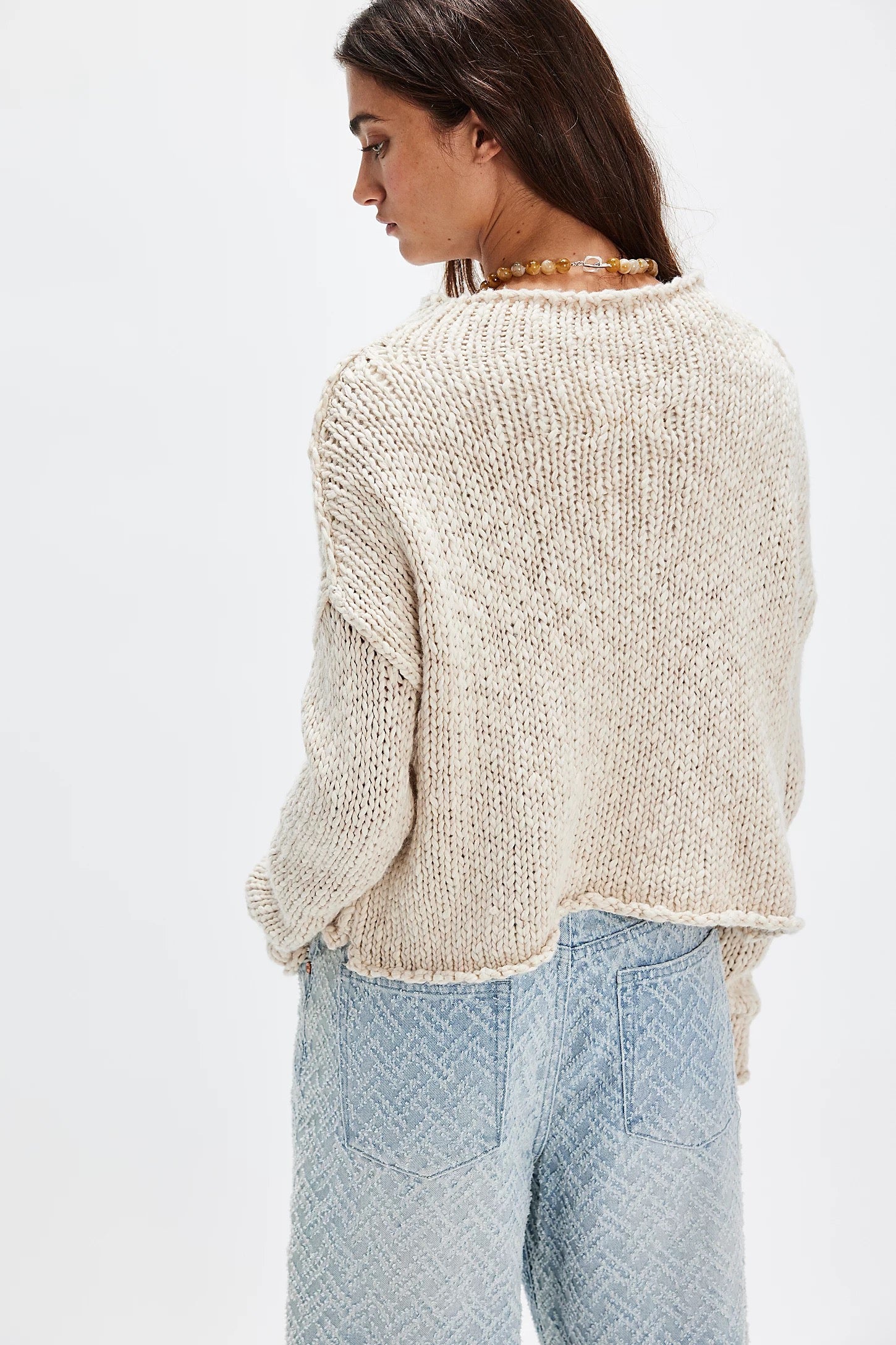 FREE PEOPLE OPAL KNIT IVORY