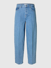 SELECTED BARREL LIGHT BLUE DENIM