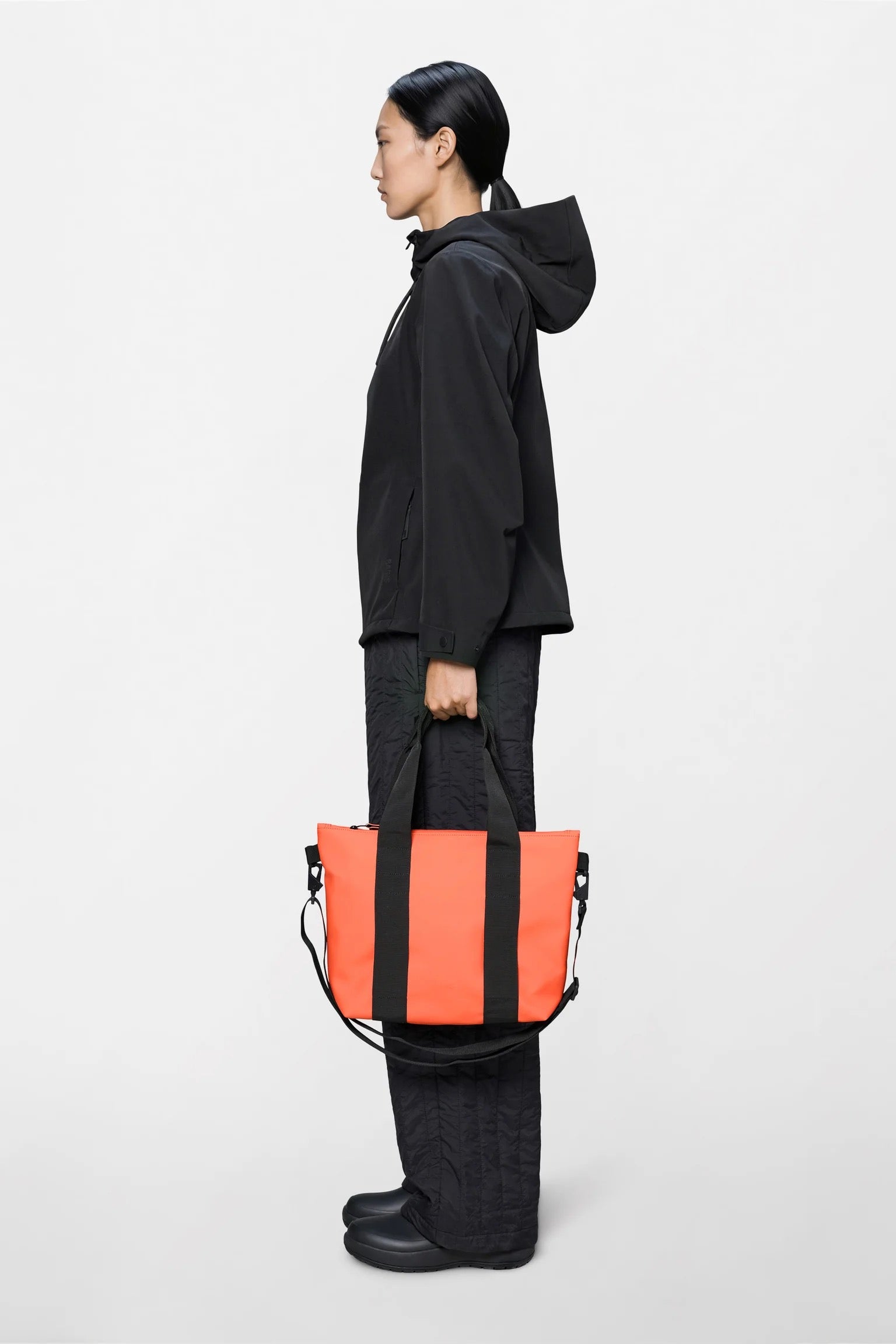 RAINS TOTE BAG MICRO EMBER