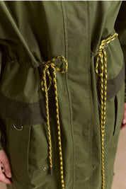DAMSON MADDER  LOGAN RAINCOAT FOREST