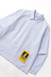 SERVICE WORKS WAITER SHIRT BLUE STRIPE