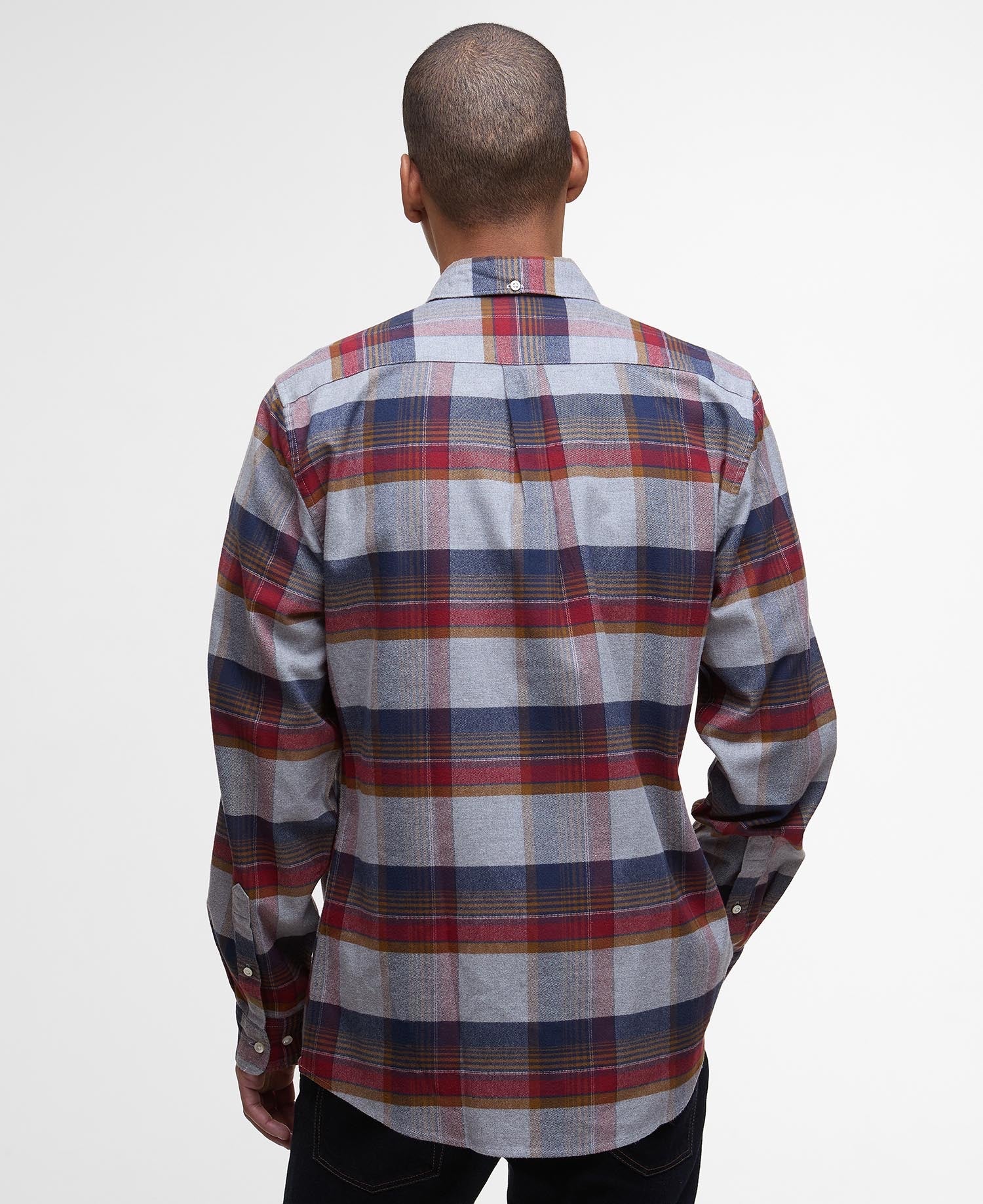 BARBOUR PORTDOWN LIGHT GREY MARL