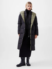 FRENCH CONNECTION  AUDEN PUFFER BLACKOUT-TARMAC KHAKI