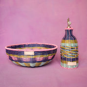 MEAGEN OIL POURER PINK/NAVY