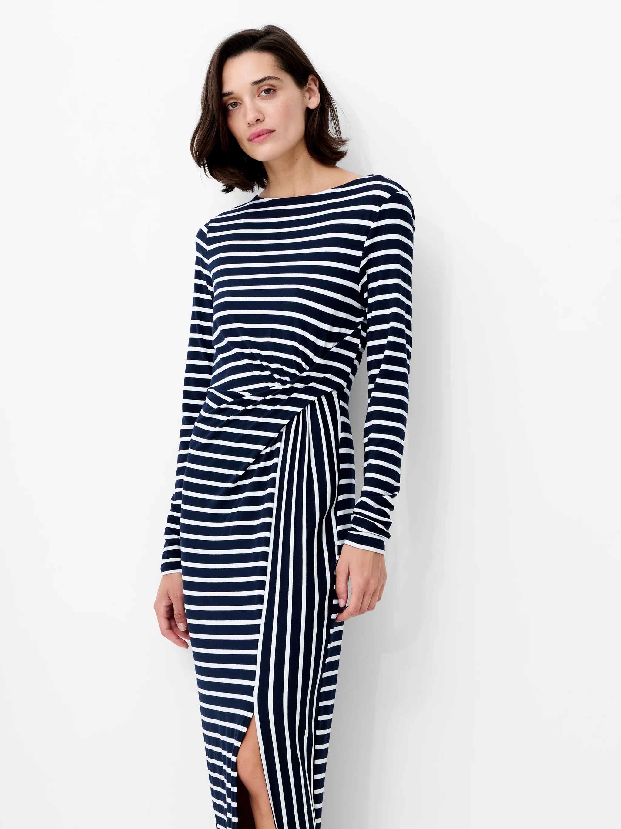 FRENCH CONNECTION  KYRA  STRIPE DRESS