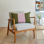 LINEN CUSHION DUSKY/JUNGLE