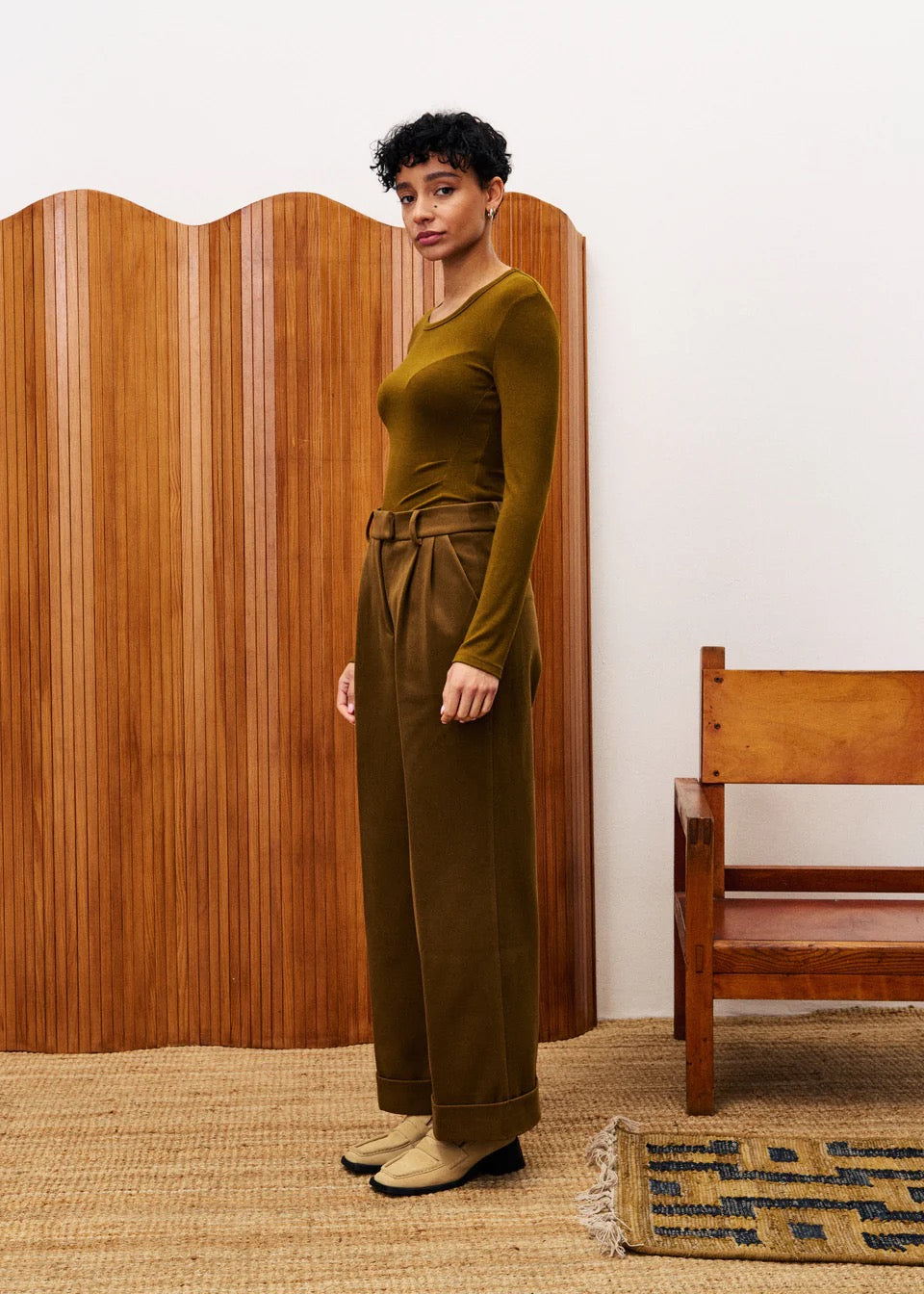 FRNCH PANTS OCRE
