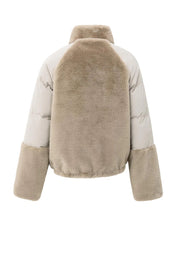 YAYA TEDDY JKT SAND BEIGE