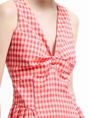 FRENCH CONNECTION  SHEILA MIDI WATERMELON RED