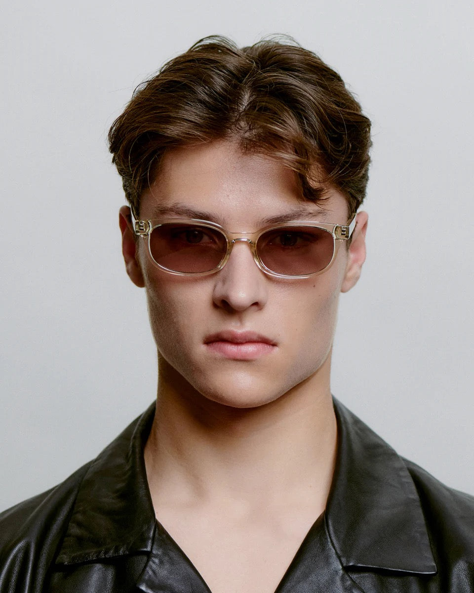 A.KJAEBEDE SUNGLASSES CHARLIE ECRU TRANSPARENT