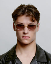 A.KJAEBEDE SUNGLASSES CHARLIE ECRU TRANSPARENT