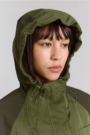 DAMSON MADDER  LOGAN RAINCOAT FOREST