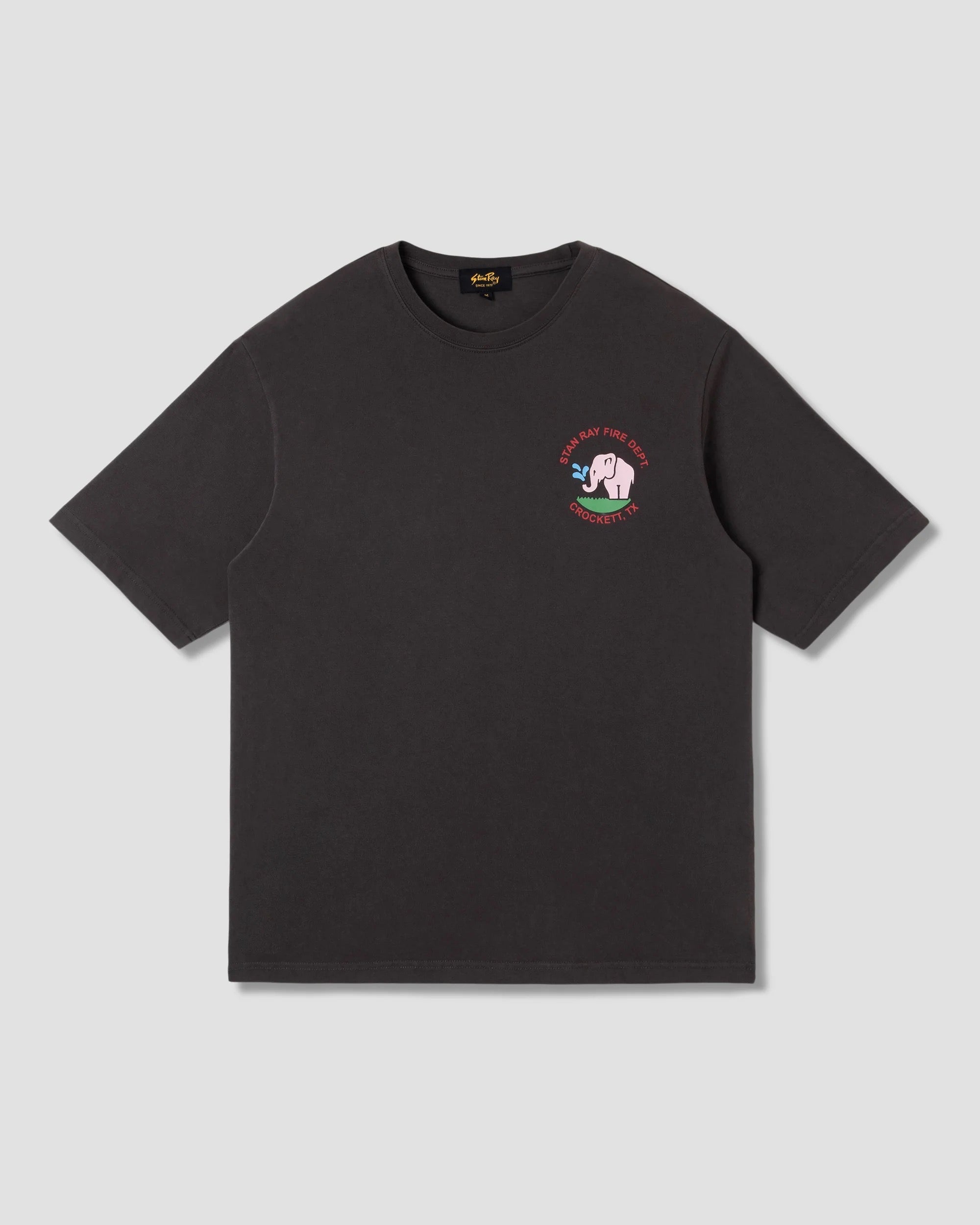 STANRAY FIRE DEPT TEE RAVEN BLACK