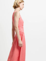 FRENCH CONNECTION  SHEILA MIDI WATERMELON RED