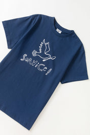 SERVICE WORKS  DOVE TEE NAVY