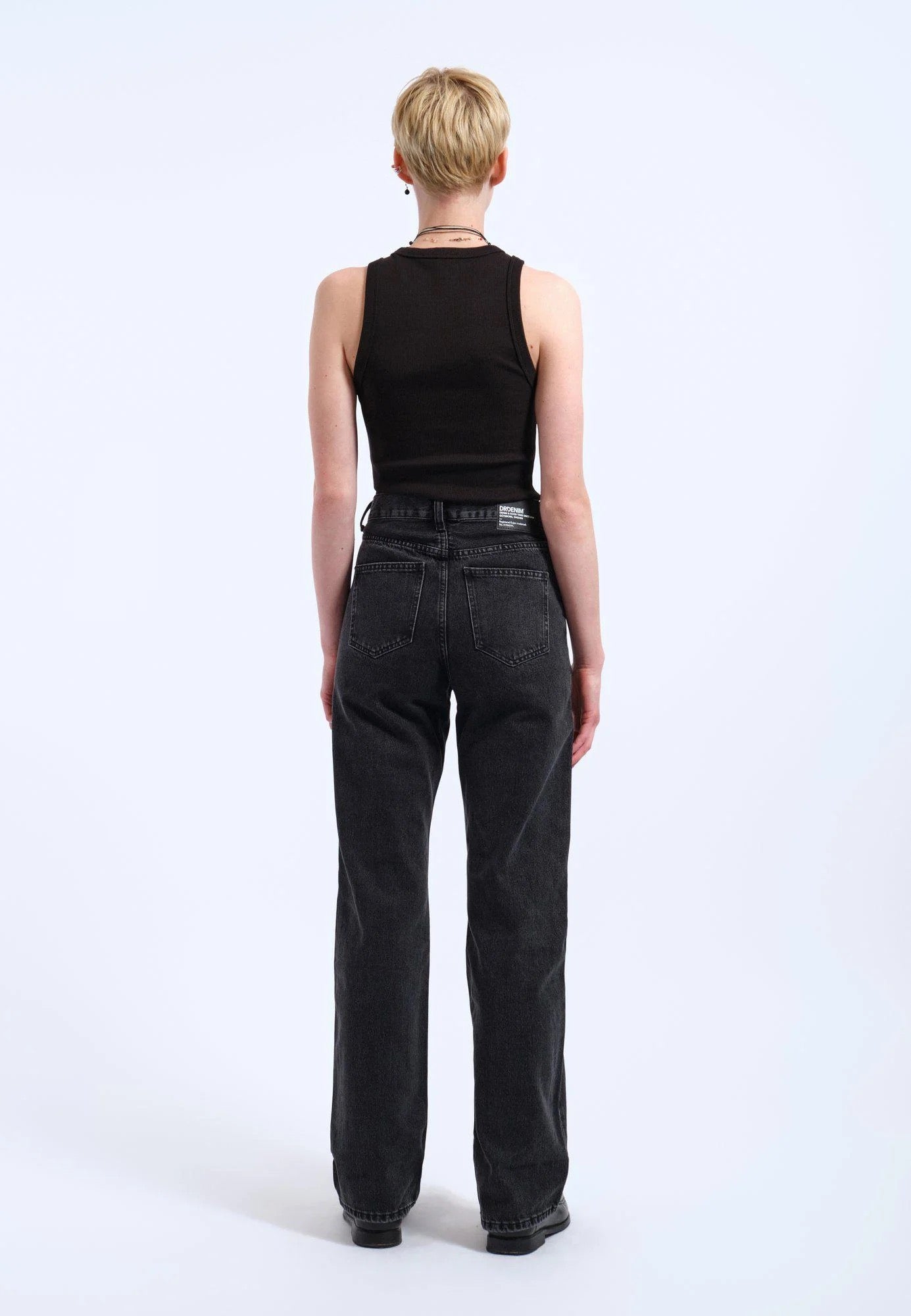 DR DENIM ECHO STRAIGHT TAR RETRO BLACK