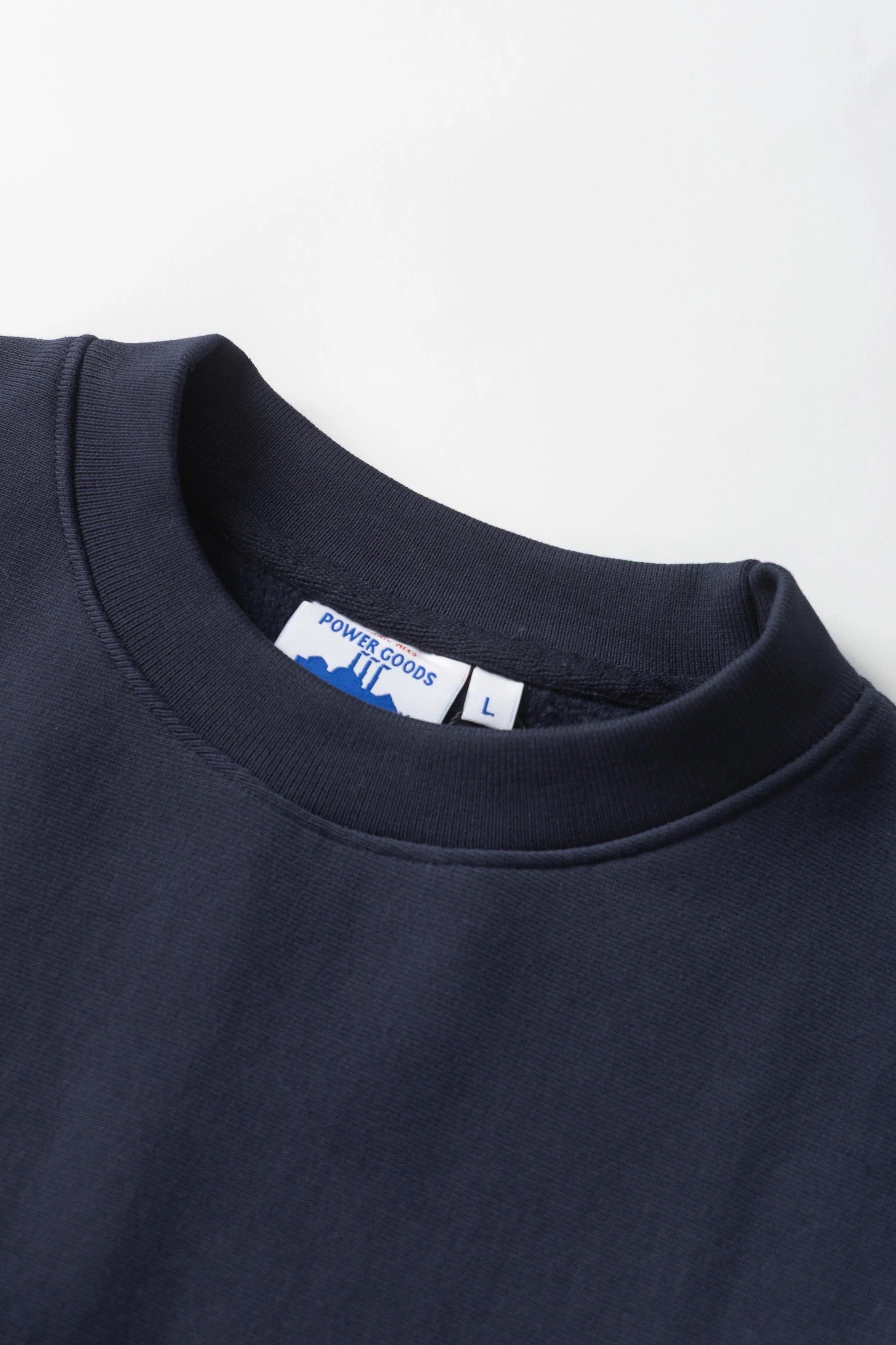 POWER GOODS SUPER WEIGHT CREW NAVY