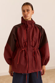 DAMSON MADDER  LIU SHOWERPROOF BURGUNDY