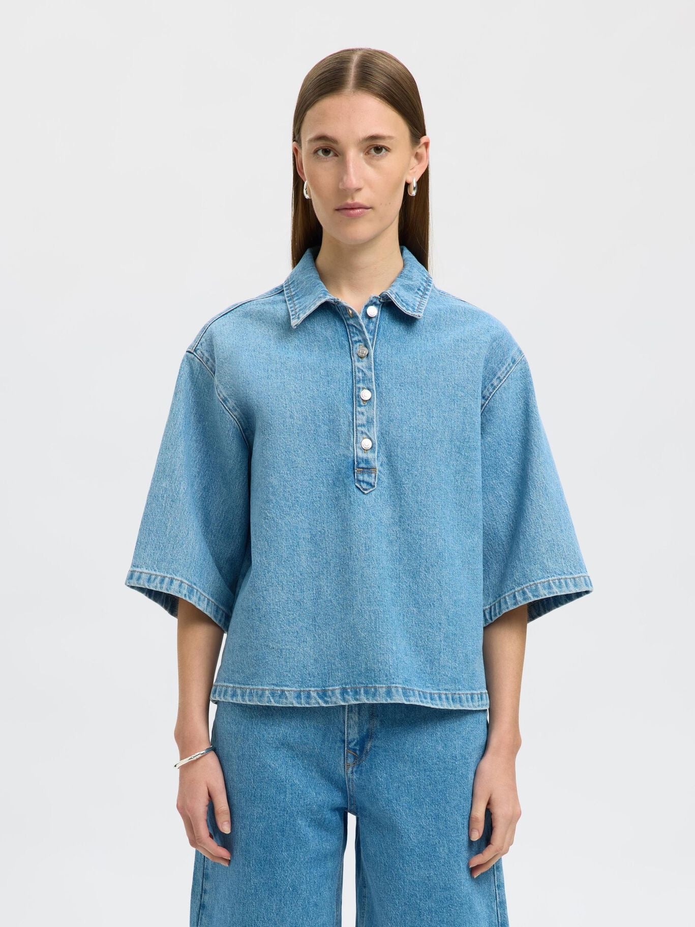 SELECTED KORI LIGHT BLUE DENIM