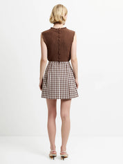 FRENCH CONNECTION LEXI SUITING ESPRESSO BROWN