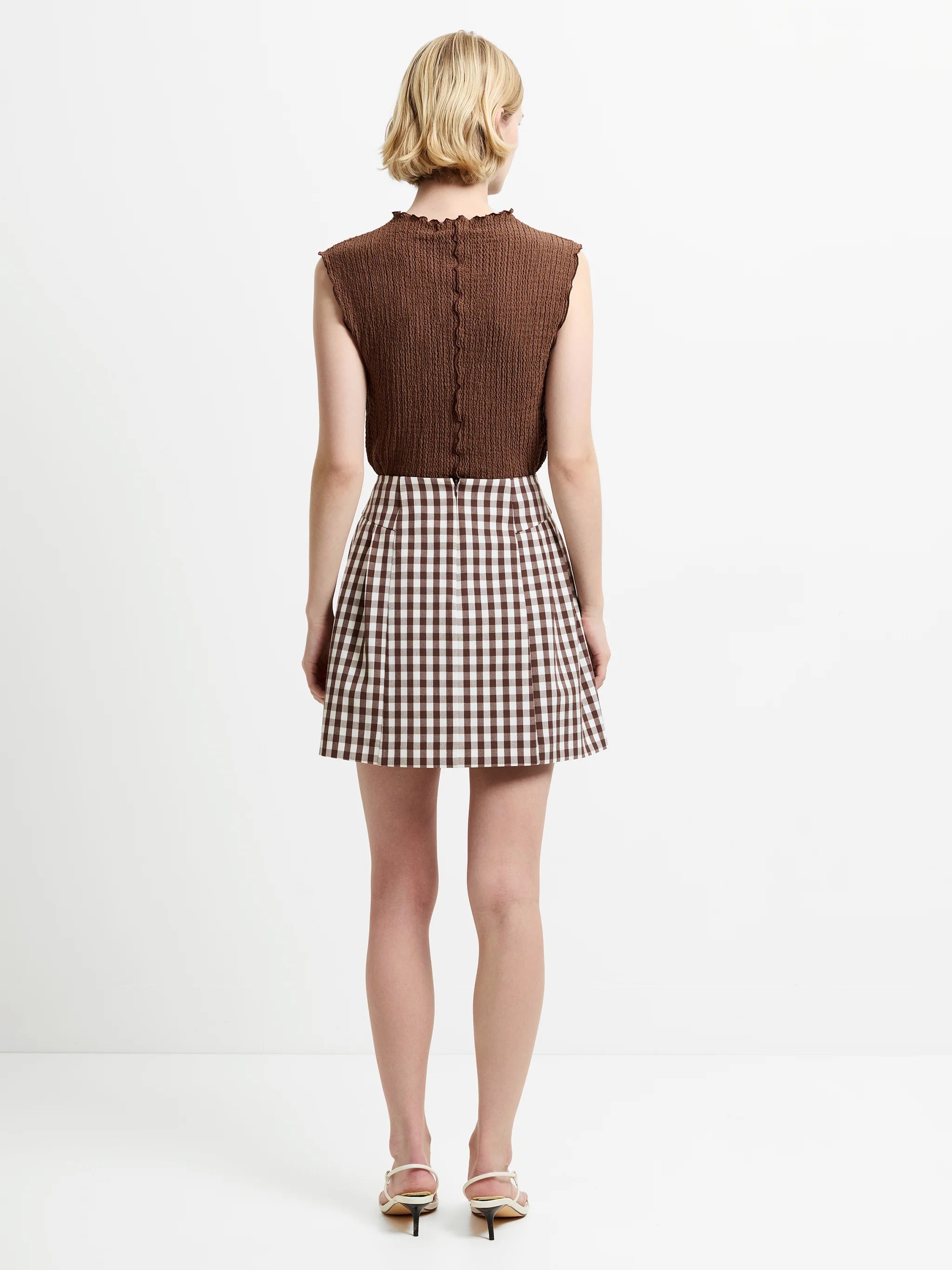 FRENCH CONNECTION LEXI SUITING ESPRESSO BROWN