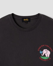 STANRAY FIRE DEPT TEE RAVEN BLACK