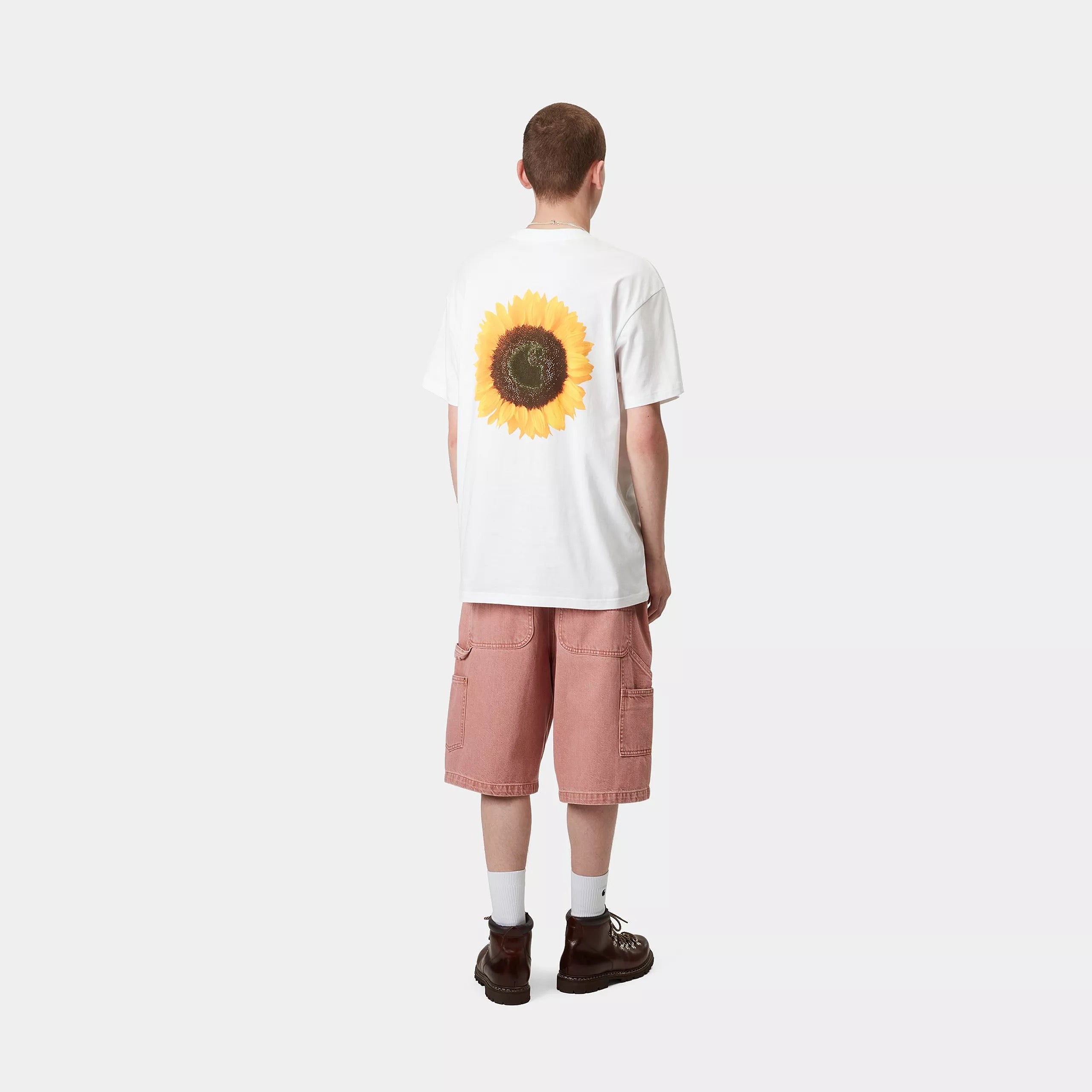 CARHARTT WIP  SUNFLOWER White T SHIRT