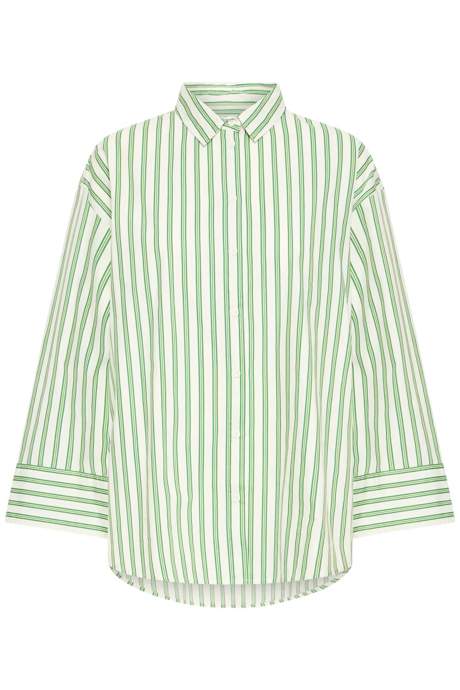 ICHI  IHGILU GREEN WHITE STRIPES