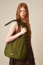 DAMSON MADDER  GENE OVERSIZED OLIVE BAG
