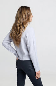 YAYA SWEATER RIB SKY GREY