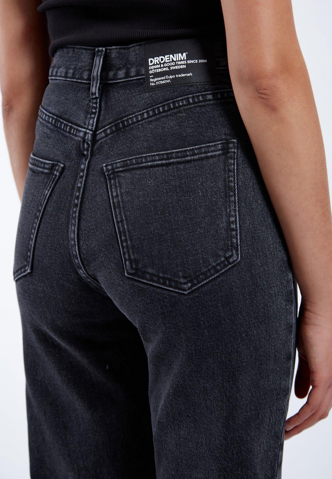 DR DENIM ECHO STRAIGHT TAR RETRO BLACK