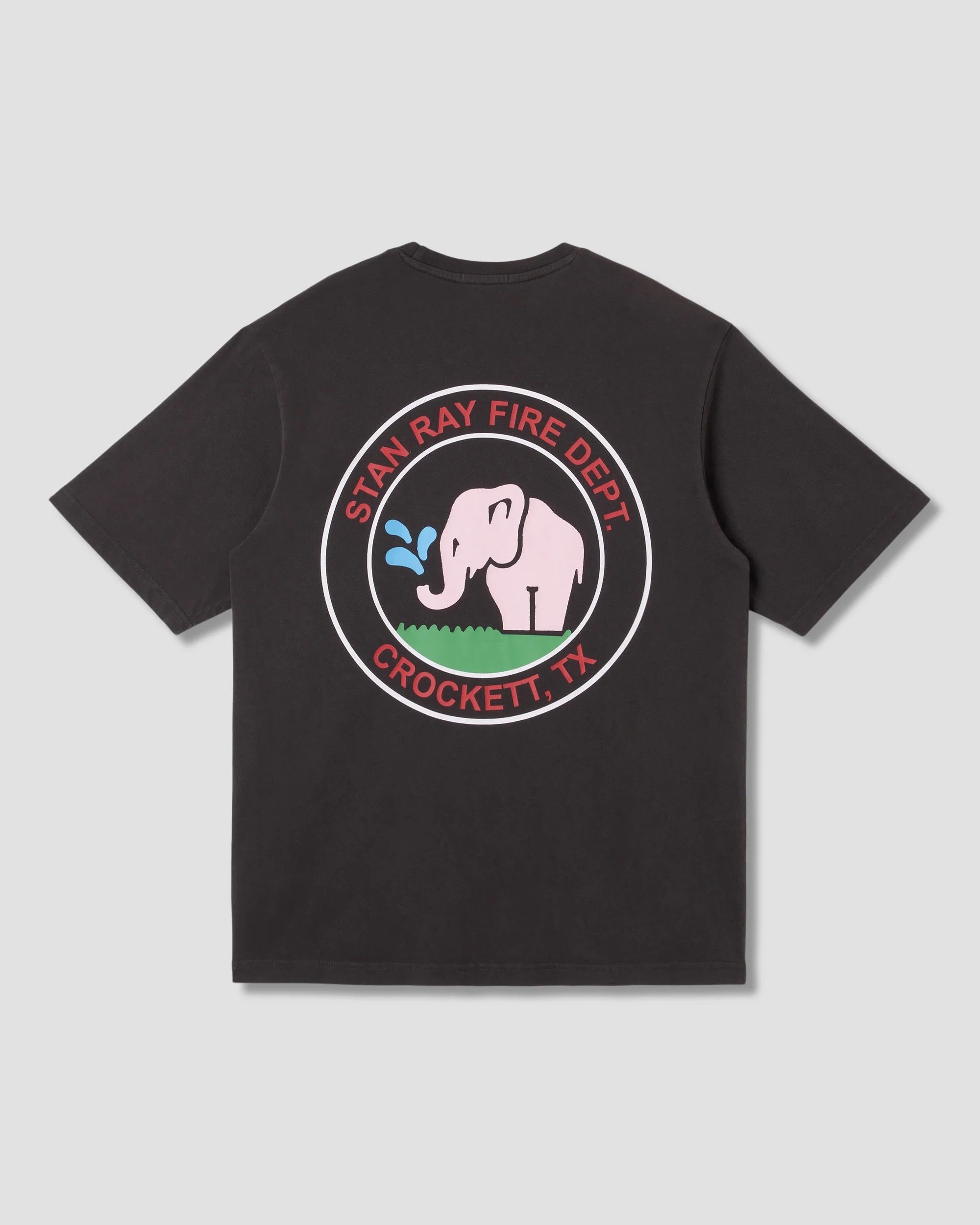 STANRAY FIRE DEPT TEE RAVEN BLACK