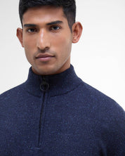BARBOUR TISBURY HALF ZIP NAVY