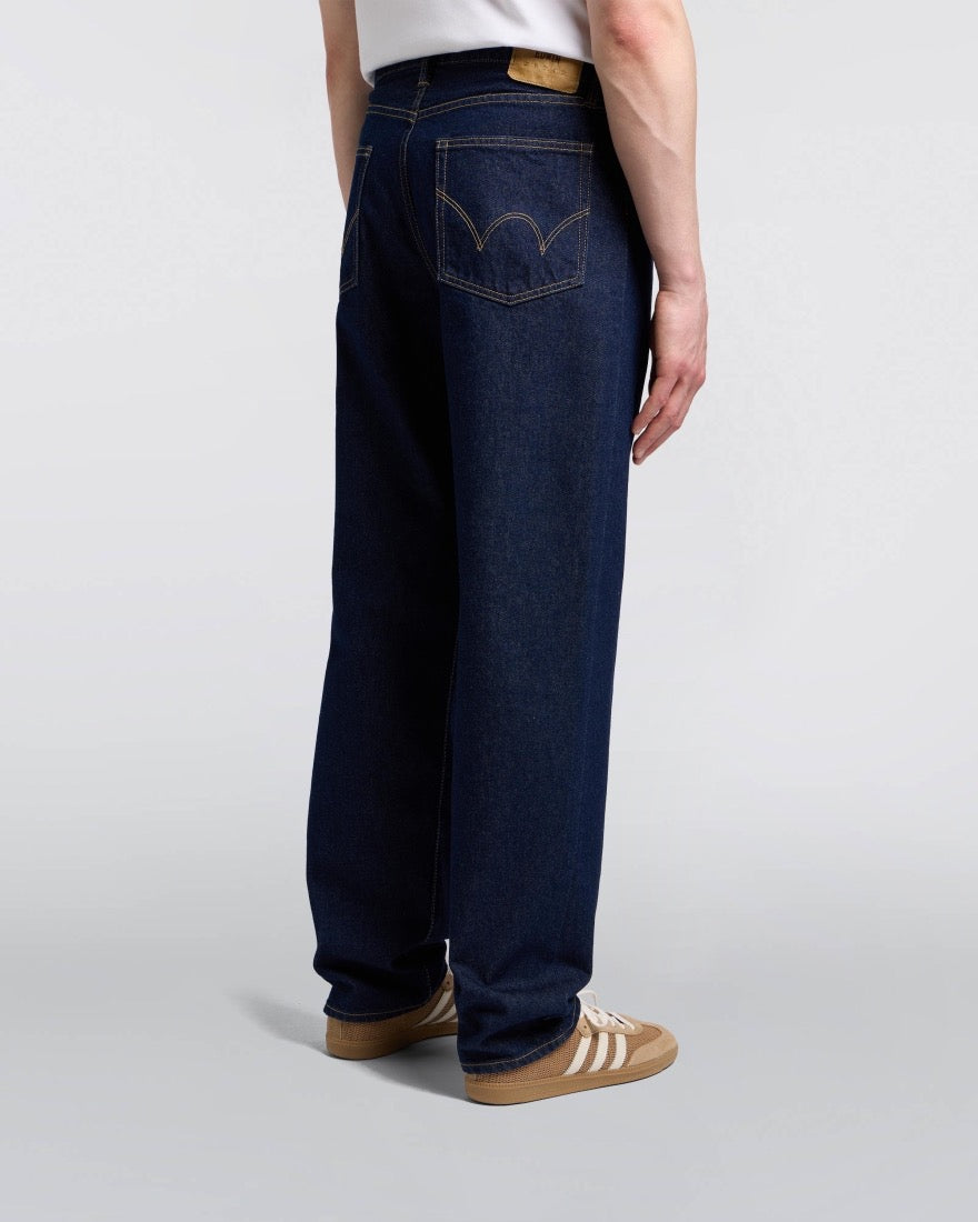 EDWIN LOOSE JEANS BLUE RINSED