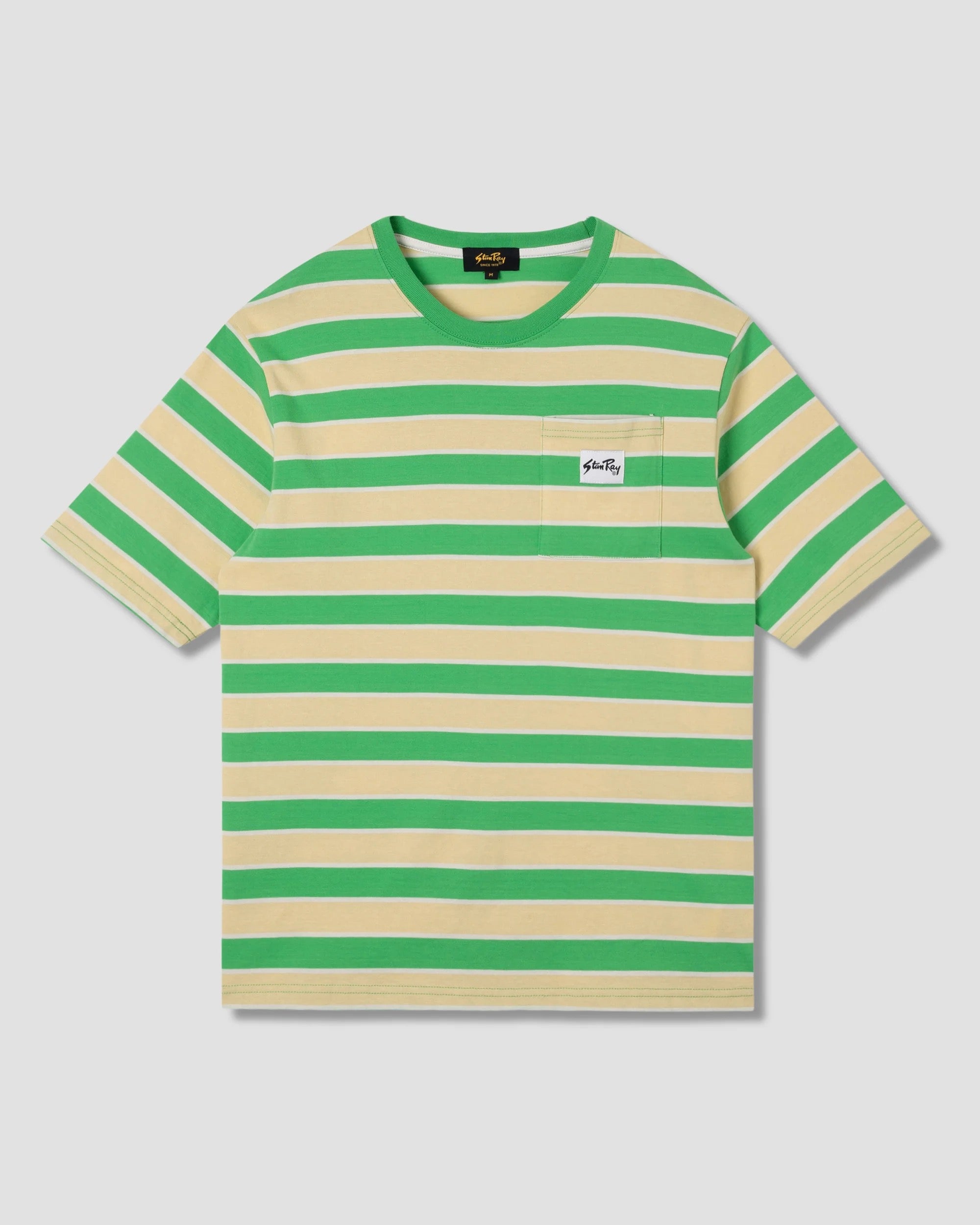 STANRAY STRIPE TEE ISLAND GREEN/SUNLIGHT