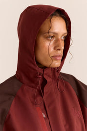 DAMSON MADDER  LIU SHOWERPROOF BURGUNDY