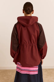 DAMSON MADDER  LIU SHOWERPROOF BURGUNDY