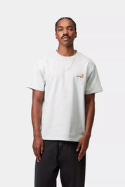 CARHARTT WIP  AMERICAN SCRIPT ASH HEATHER