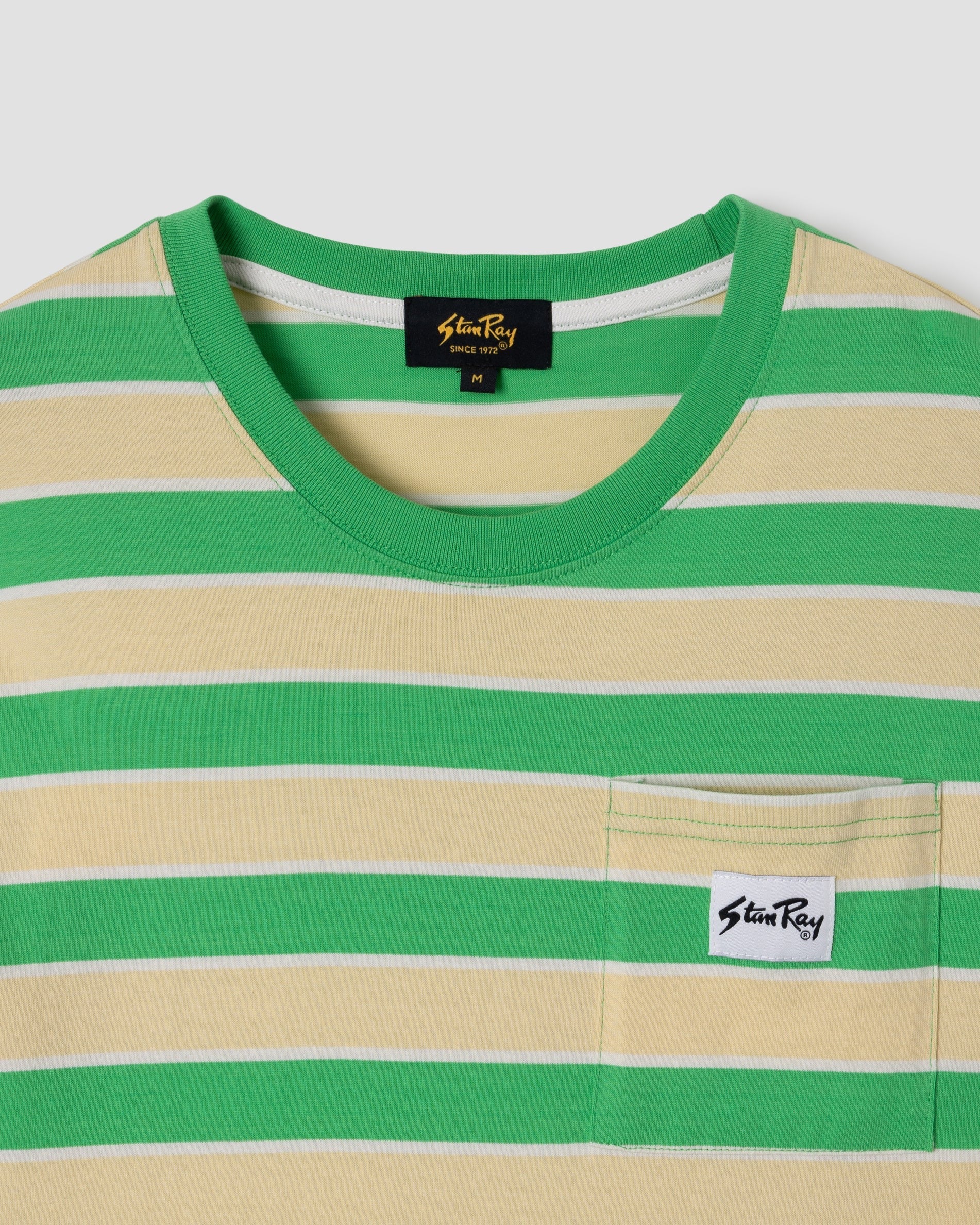 STANRAY STRIPE TEE ISLAND GREEN/SUNLIGHT