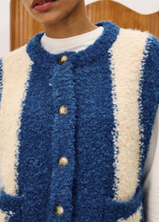 FRNCH  STRIPE BLEU MARINE