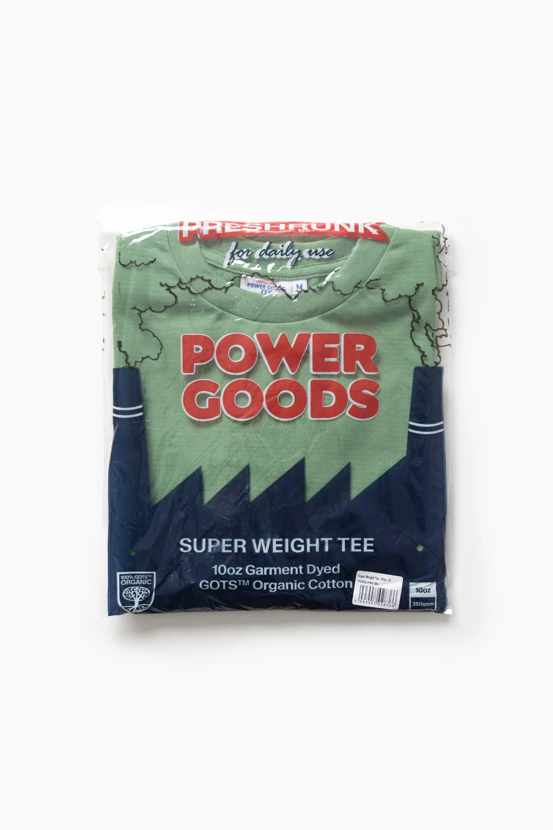 POWER GOODS SUPER WEIGHT TEE PINE