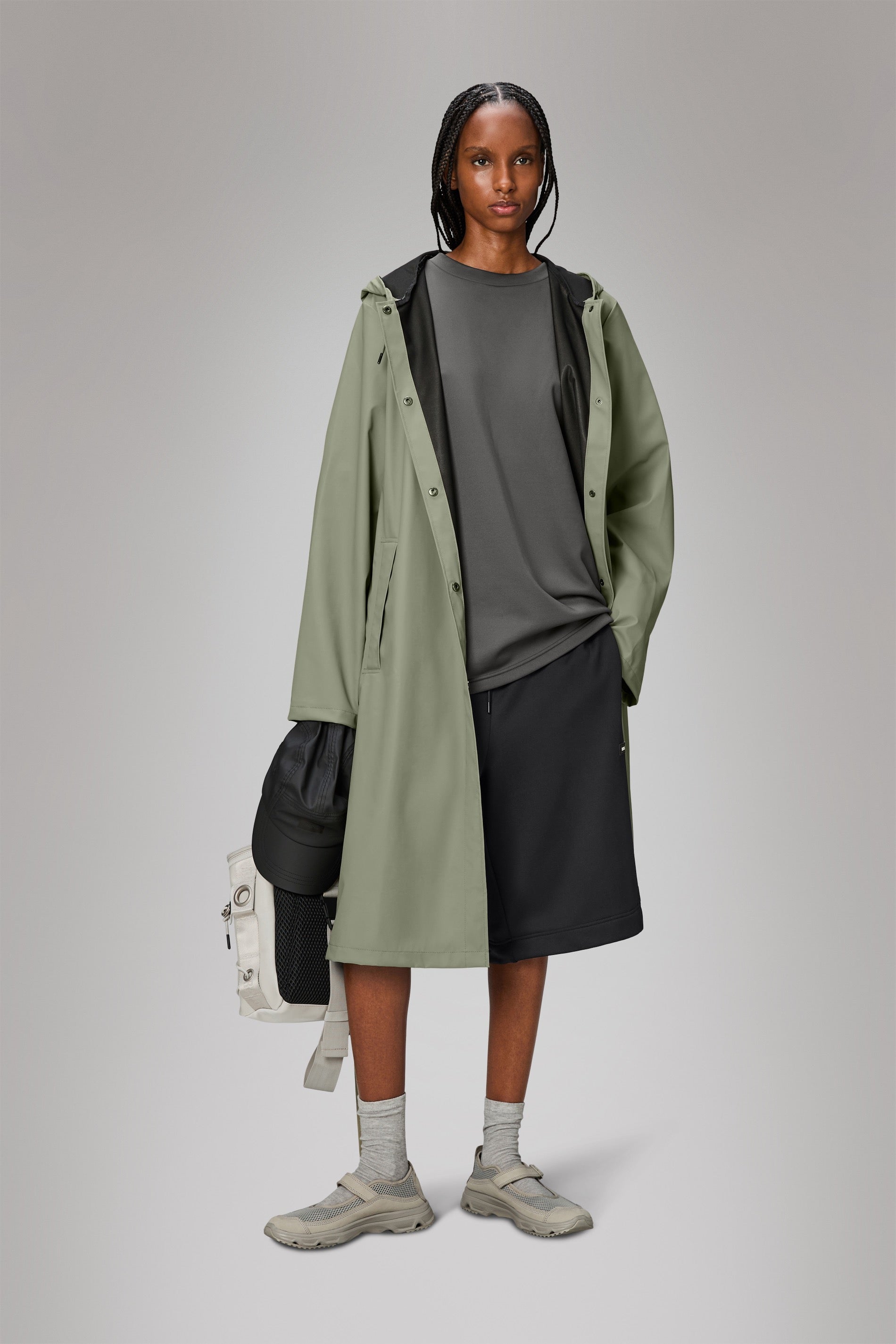 RAINS JACKET A-LINE LONGER DRIFT – Jago