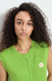 AMERICAN VINTAGE  GILET FLUO ABSINTHE