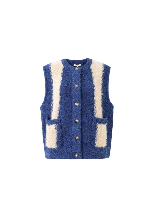 FRNCH  STRIPE BLEU MARINE