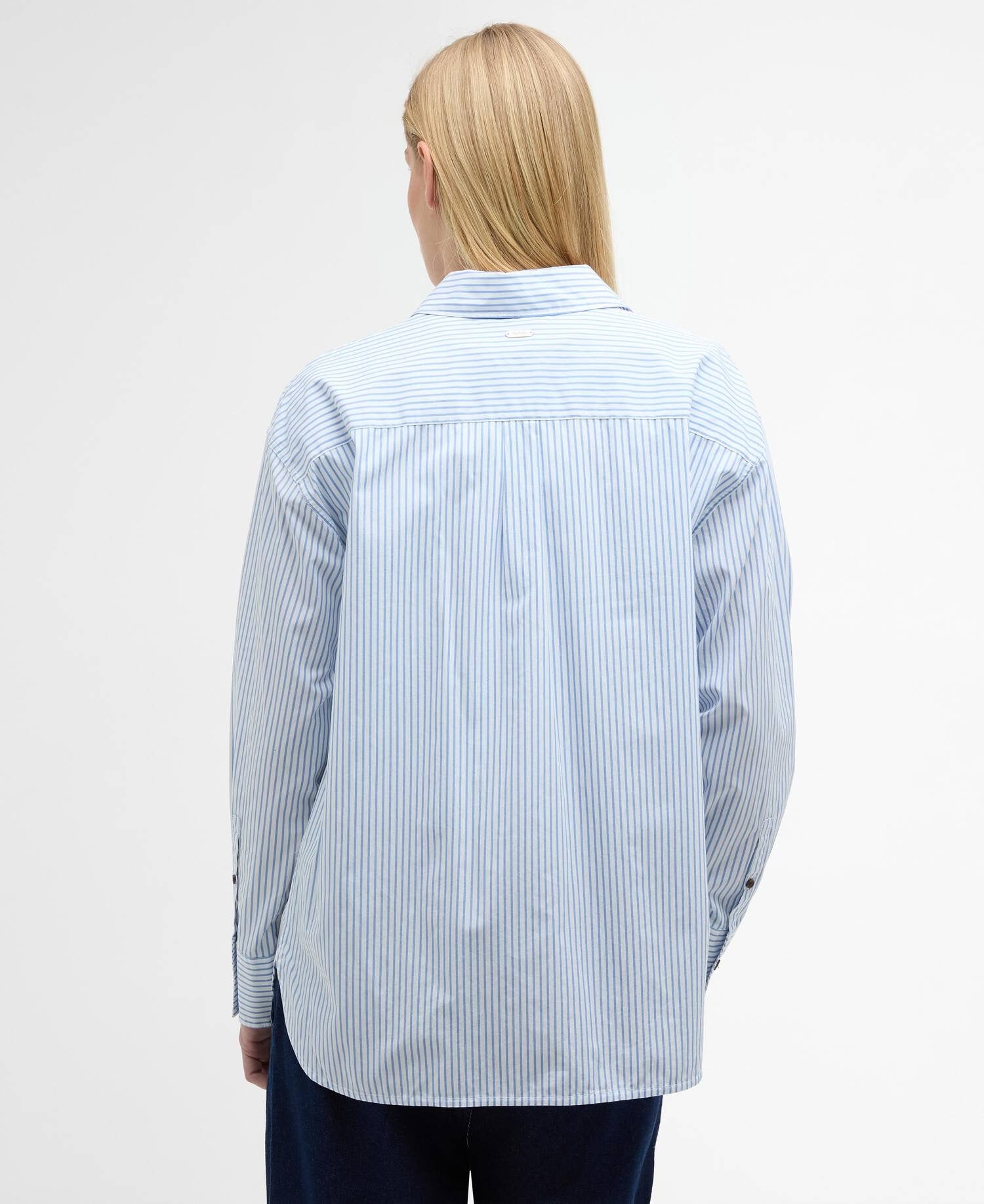 BARBOUR POLLY STRIPE CHAMBRAY