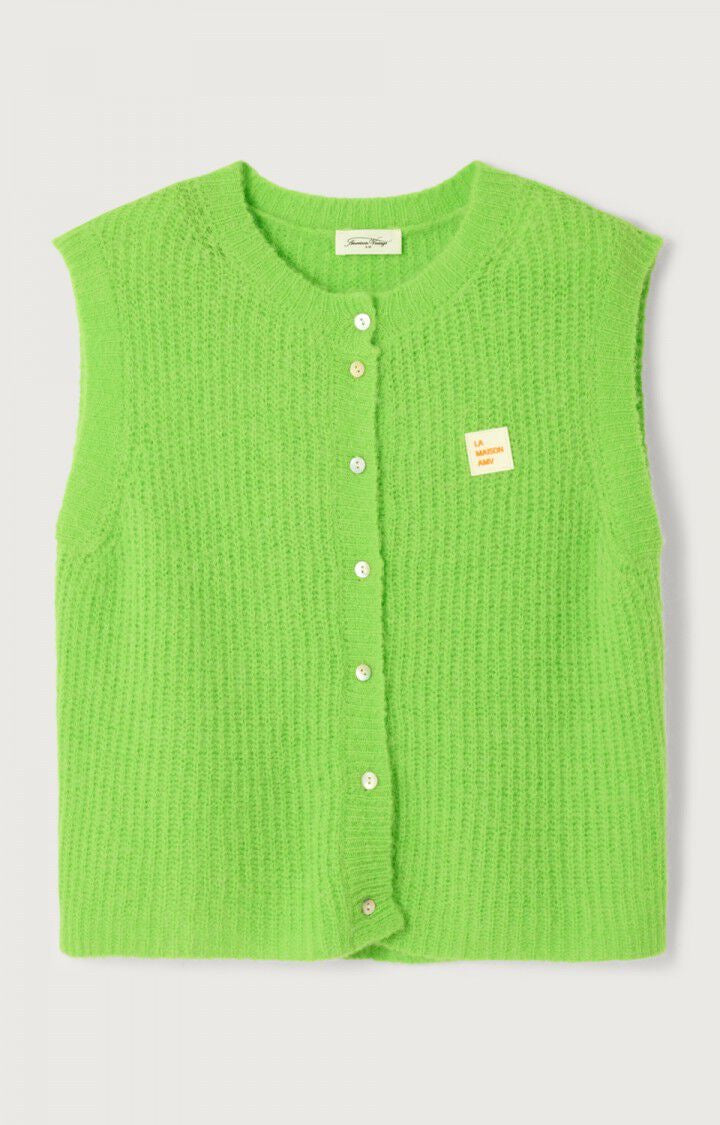 AMERICAN VINTAGE  GILET FLUO ABSINTHE