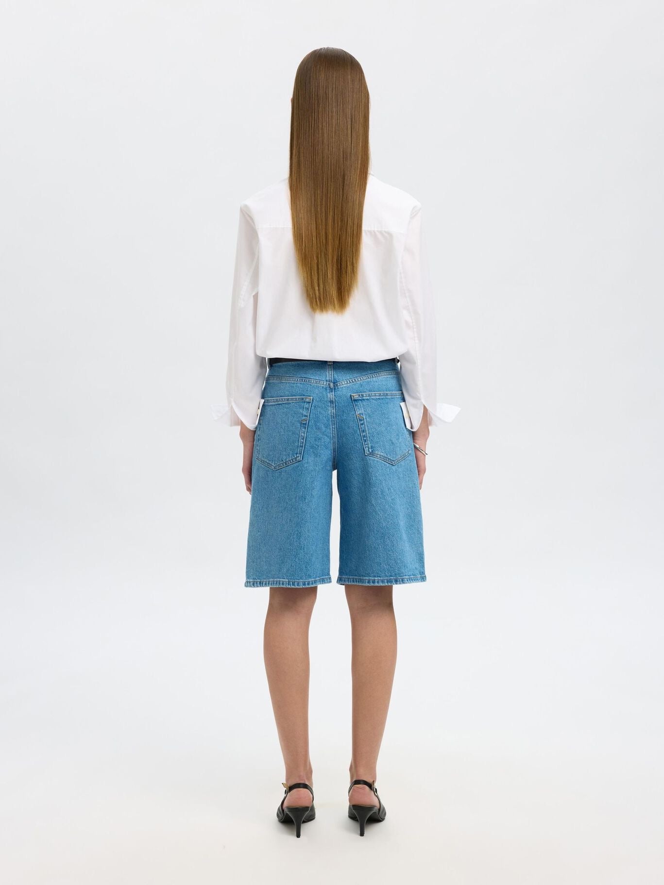 SELECTED LIVA-KORI LIGHT BLUE DENIM